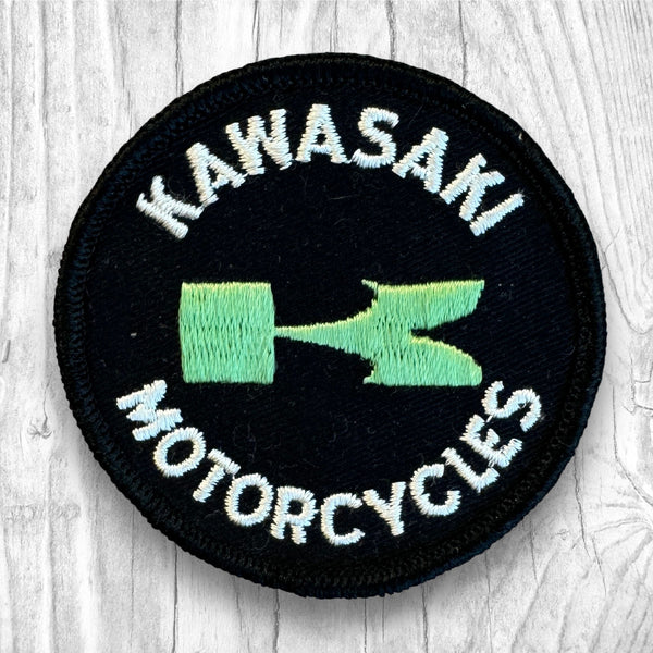 Kawasaki Motorcycles. Authentic Vintage Patch.
