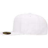 Flexfit 6210 White. Premium Fitted. 6 Panel :: Store Only