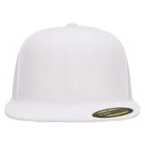 Flexfit 6210 White. Premium Fitted. 6 Panel :: Store Only