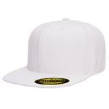 Flexfit 6210 White. Premium Fitted. 6 Panel :: Store Only