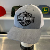 Harley-Davidson Motorcycles. Authentic Gray/Black Vintage Patch