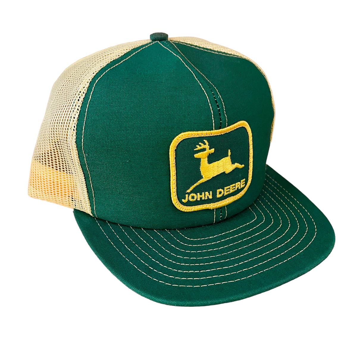 JOHN DEERE KAMLOOPS BC Cap Trucker Hat Snapback Baseball Vintage