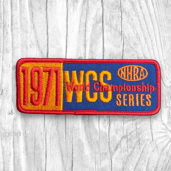 1971 NHRA WCS Series. Authentic Vintage Patch