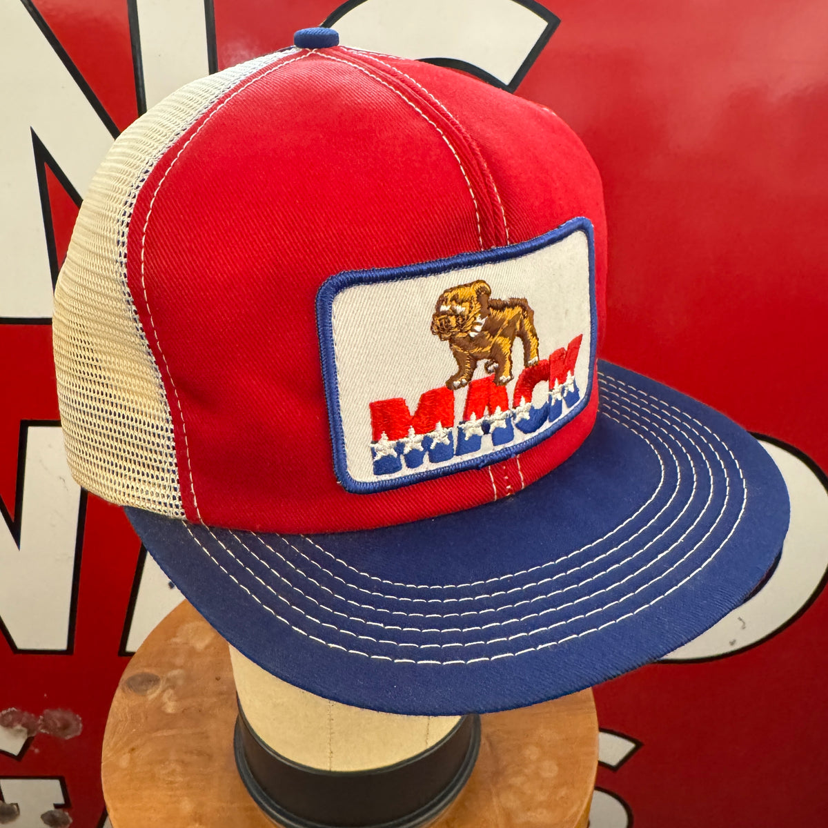 専用B.O.B様　珍品　vintage Mack trucks CAP COWBOY CADILLAC FLAT BILL PATCH HAT – Webig Moto Co.