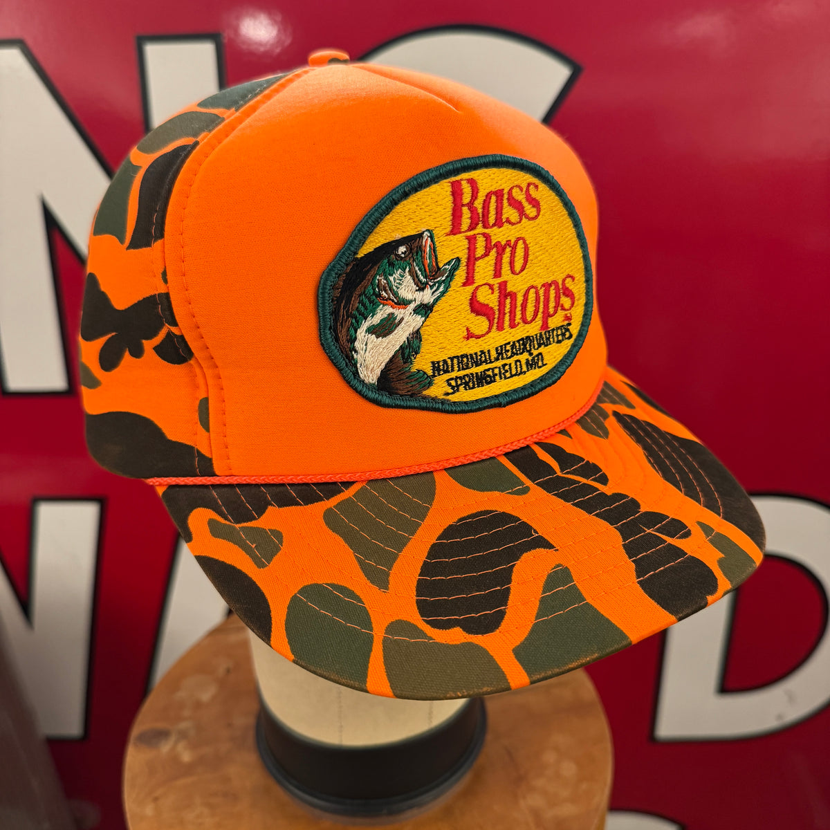 Bass Pro Shops + Foam Vintage Trucker Snapback – Megadeluxe