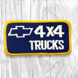 Chevy 4x4 Trucks. Authentic Vintage Patch