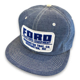 FORD TRACTORS-EQUIPMENT WASHINGTON TRAC CO. K-Products Authentic Vintage Denim Trucker.
