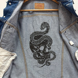 Harley-Davidson Vintage Patches + Vintage Levi Vest. Medium