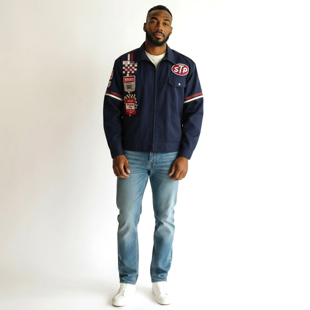 STP. LIME ROCK. WINSTON Racing Jacket. Mens XLarge – Megadeluxe