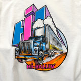 "IH. HI-BALLIN" Time Machine T-Shirt