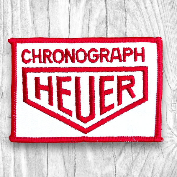 HEUER CHRONOGRAPH. Authentic Vintage Patch.