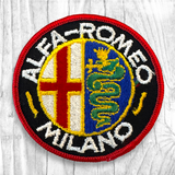 Alfa-Romeo Milano. Authentic Vintage Patch