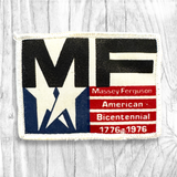 Massey-Ferguson. 1776-1976. Screen Printed Vintage Patch