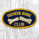 BROKEN BONE CLUB. Authentic Vintage Patch