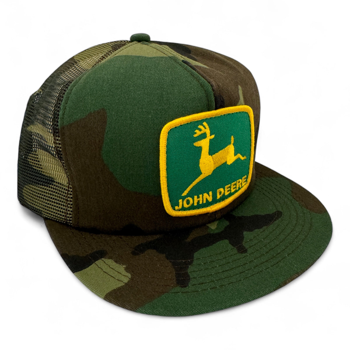 John Deere. Authentic Vintage K-Products Camo Trucker
