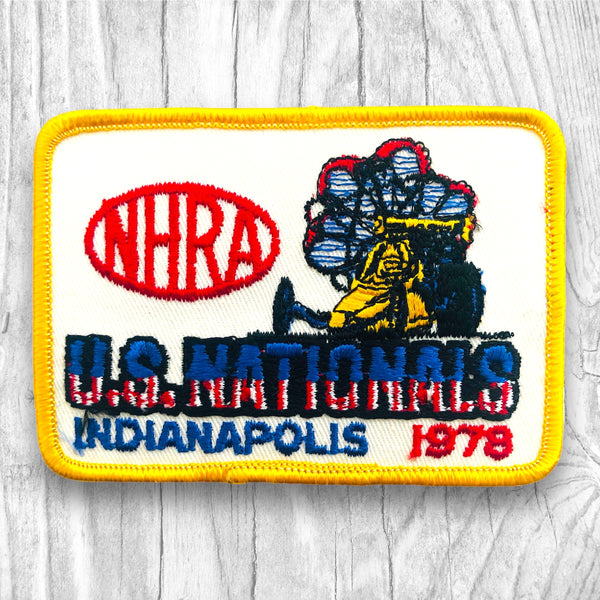 NHRA 1978 U.S. NATIONALS Indianapolis Vintage Patch