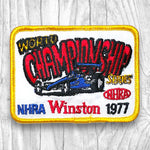 NHRA 1977 World Championship Series Vintage Patch