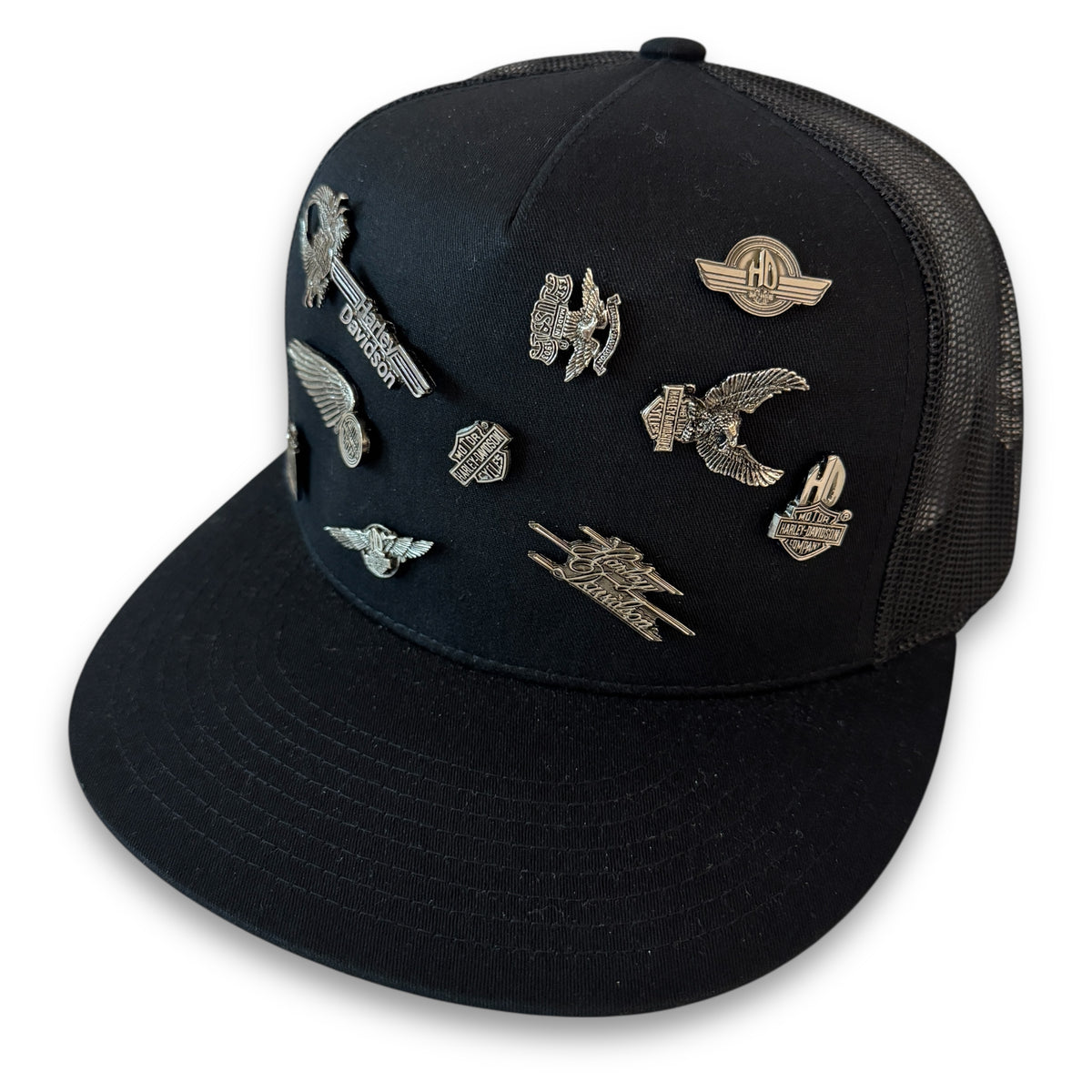 Harley-Davidson Pins + Yupoong 6006 Snapback – Megadeluxe