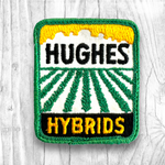 HUGHES HYBRIDS. Authentic Vintage Patch by
