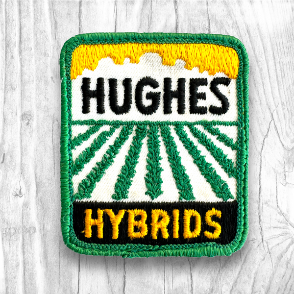 HUGHES HYBRIDS. Authentic Vintage Patch