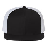 Richardson 511 Black/White Classic Wool Trucker Snapback