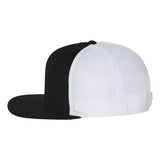 Richardson 511 Black/White Classic Wool Trucker Snapback