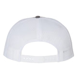 Richardson 511 Charcoal/White Classic Wool Trucker Snapback