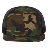 Richardson 511 Camo Classic Wool Trucker Snapback
