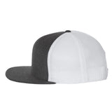 Richardson 511 Heather Charcoal/White Classic Wool - Trucker Snapback