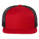 Richardson 511 Red/Black Classic Wool Trucker Snapback