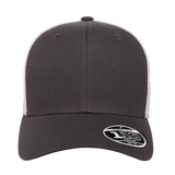 Flexfit 110. Charcoal/White Mesh Snapback