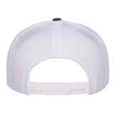 Yupoong 6006 Brown/White. Classic Trucker Snapback