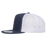 Yupoong 6006. Navy/White Classic Trucker Snapback