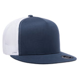 Yupoong 6006. Navy/White Classic Trucker Snapback