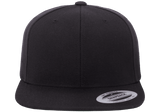 Yupoong 6089 Black. Classic Snapback