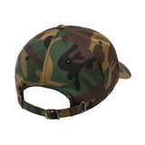Yupoong 6245CM Green Camo. Low Profile Cotton