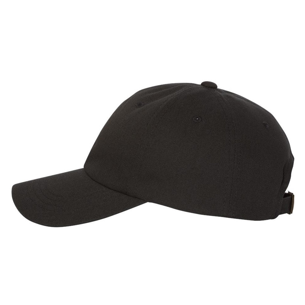Yupoong 6245. Black Low Profile. 6 Panel Megadeluxe