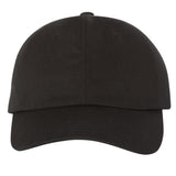 Yupoong 6245. Black Low Profile.