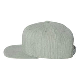 Flexfit 110. Heather Grey Premium Snapback