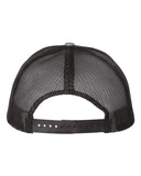 Richardson 112 Heather Gray/Black Trucker Snapback