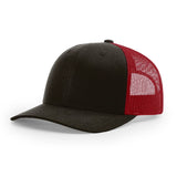 Richardson 115 Charcoal/Red Low Pro - Trucker Snapback