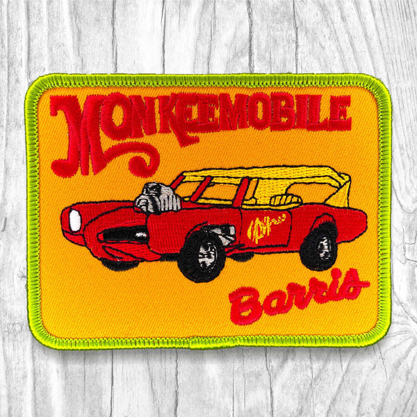 MONKEEMOBILE by GEORGE BARRIS. Authentic Vintage Patch