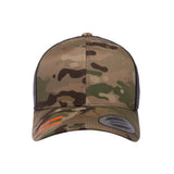 Yupoong 6606MC. Multicam Green/Black Retro Trucker Snapback