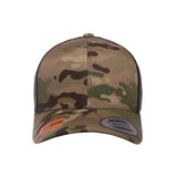 Yupoong 6606MC. Multicam Green/Black Retro Trucker Snapback.