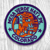 Mesa Verde National Park. Colorado. Authentic Vintage Patch