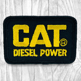CAT Black. Diesel Power. Authentic Vintage Patch