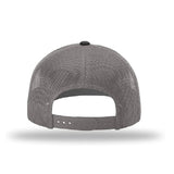 Richardson 112 Black/Charcoal Trucker Snapback