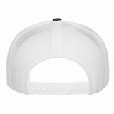 Yupoong 6006. Black/White Classic Trucker Snapback