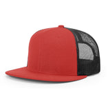 Richardson 511 Red/Black Classic Wool Trucker Snapback
