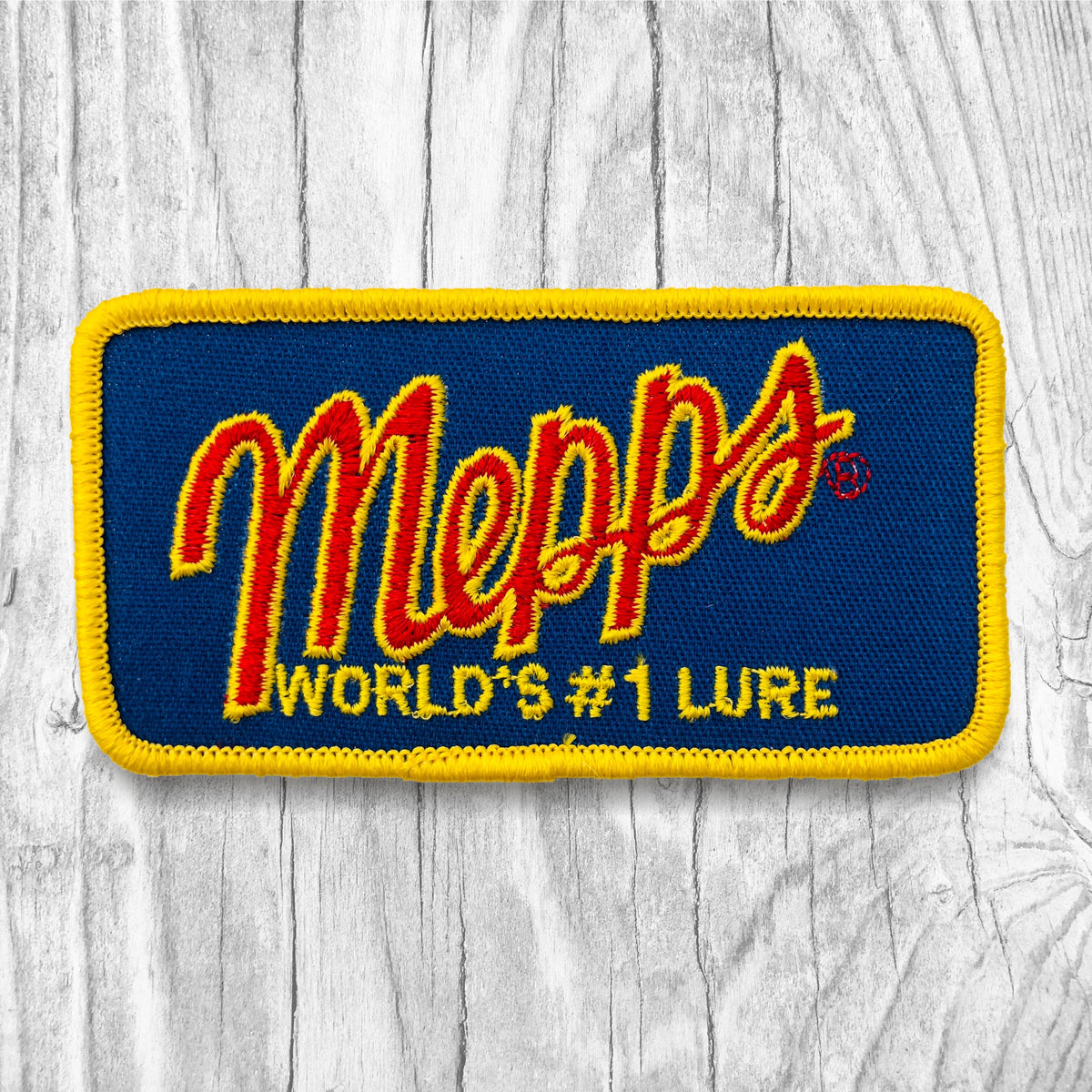 Mepps. Authentic Vintage Patch – Megadeluxe